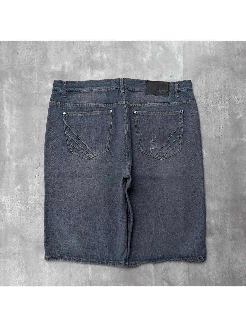Y2K Akademiks Grunge Gothic Baggy Skater Denim Jorts